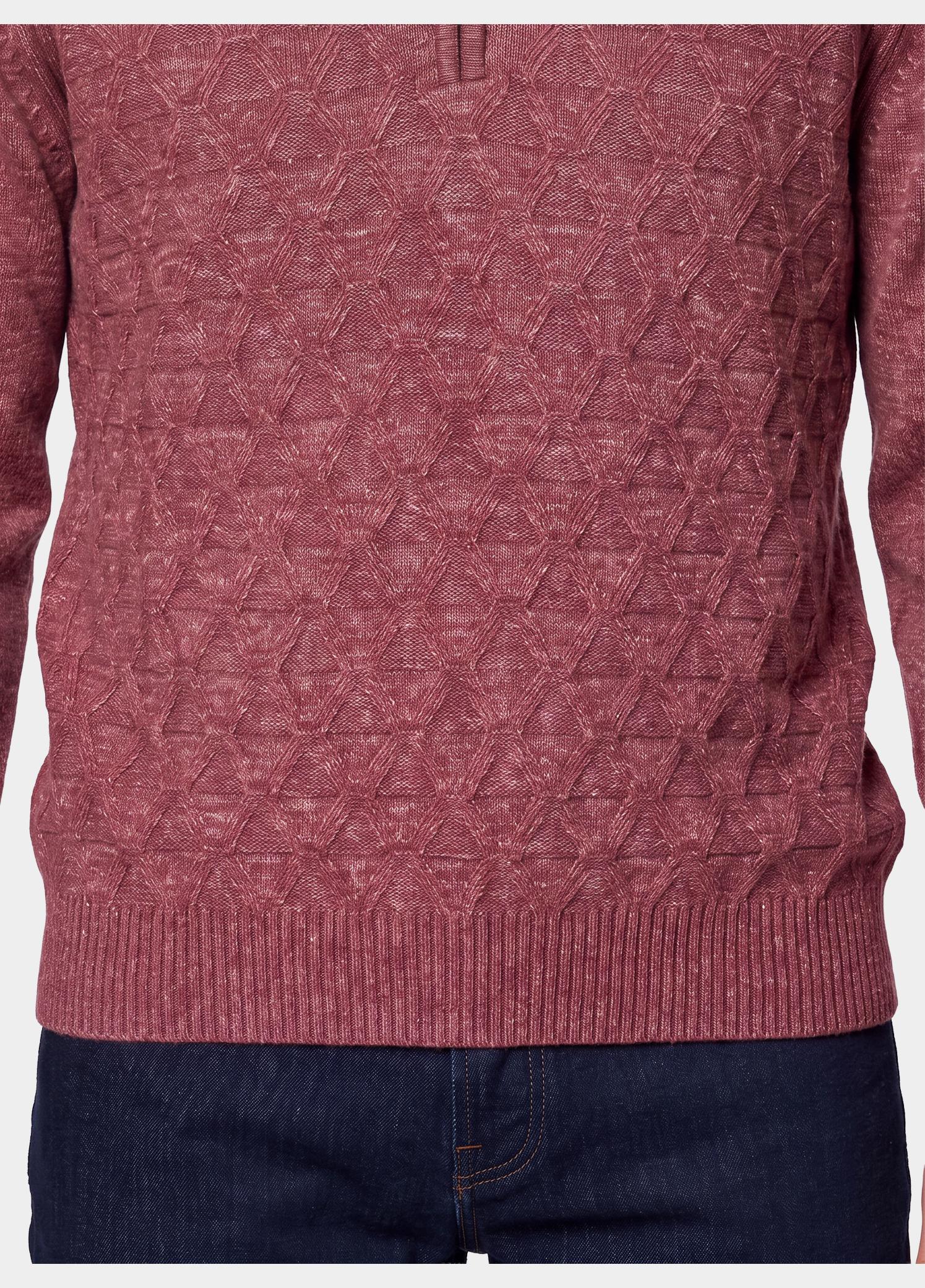 Bos Half Zip Rood  1189/40431 Bordo