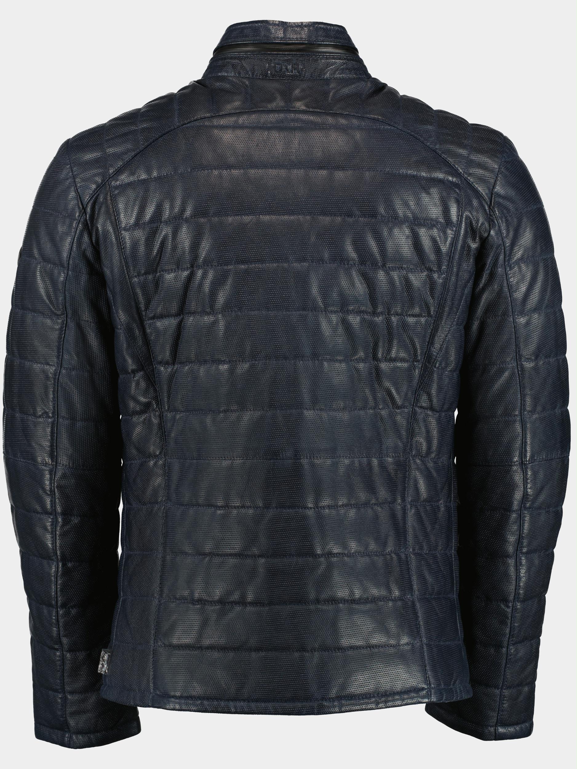 Donders 1860 Lederen jack Blauw Leather Jacket 52290/780