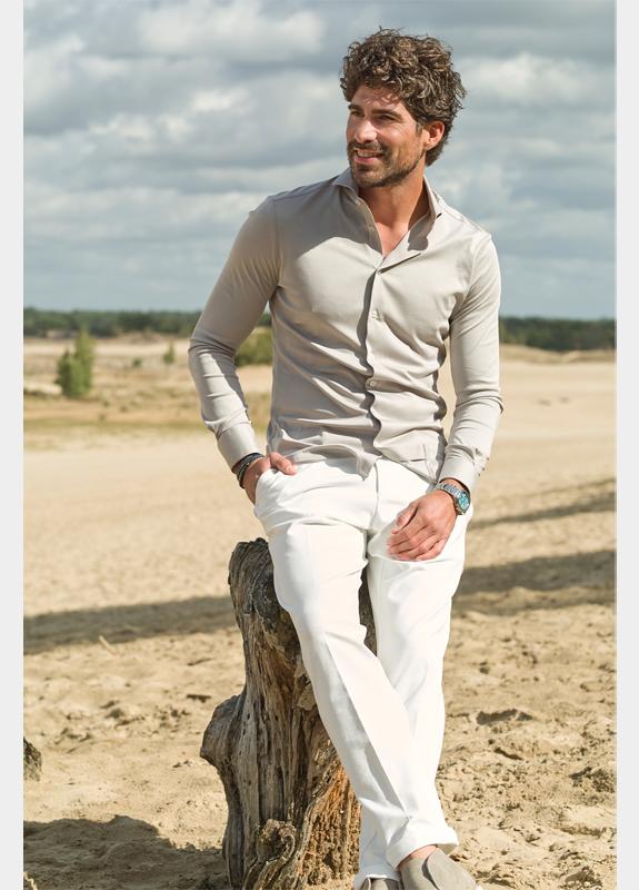 Ledub Business hemd lange mouw Grijs  0143305/230-000-000