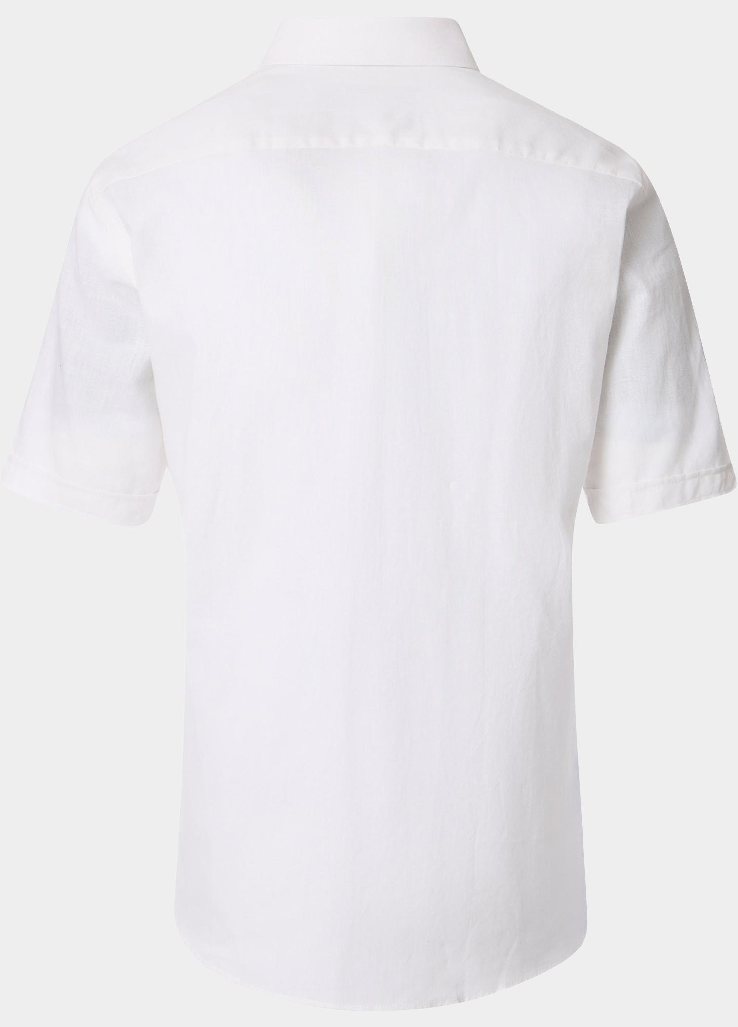 Casamoda overhemd korte mouw heren Wit B.D. Casual Short 1/ Arm 954457100/000