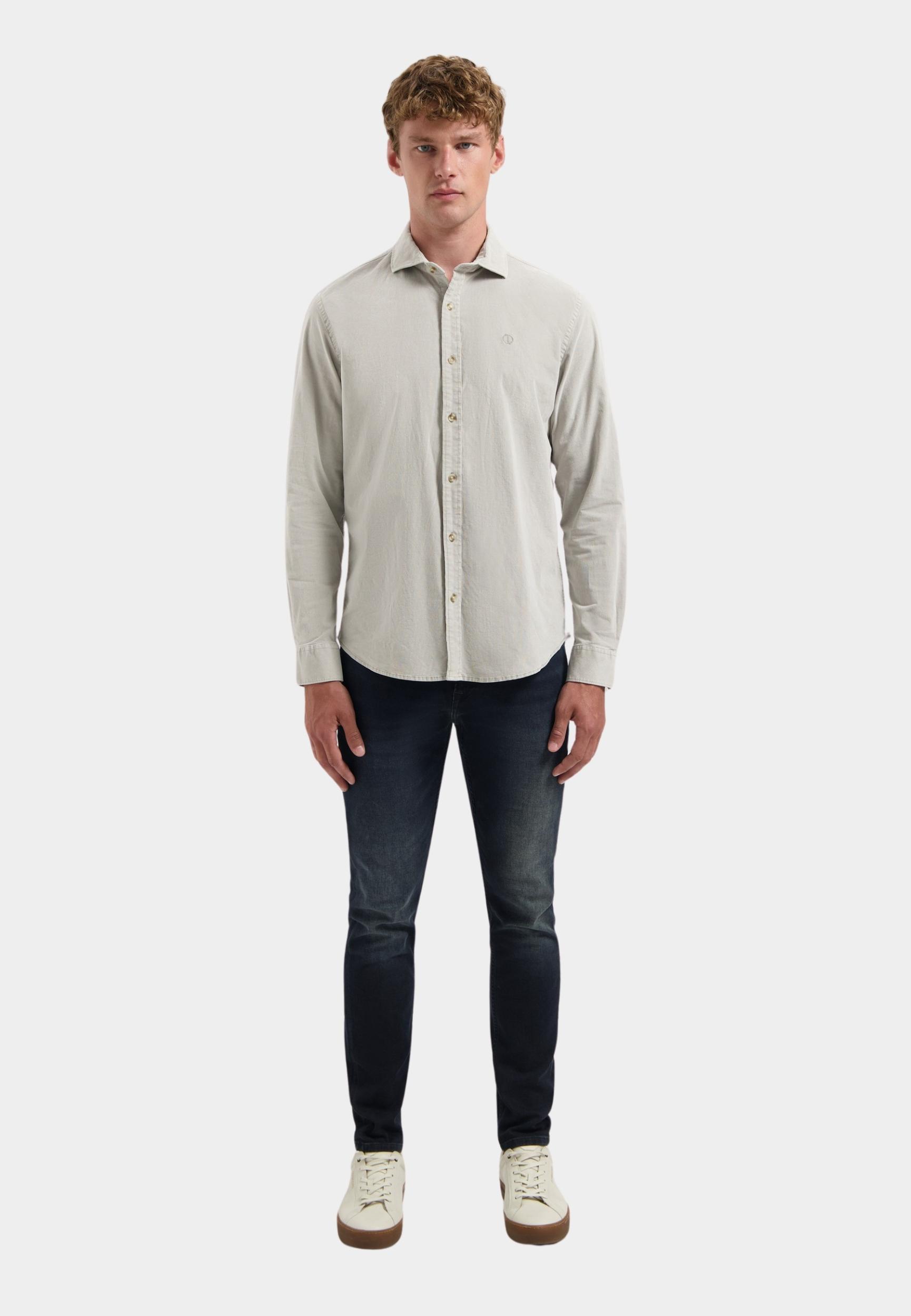 Dstrezzed Casual hemd lange mouw Grijs DS_Roul Shirt 303883/831