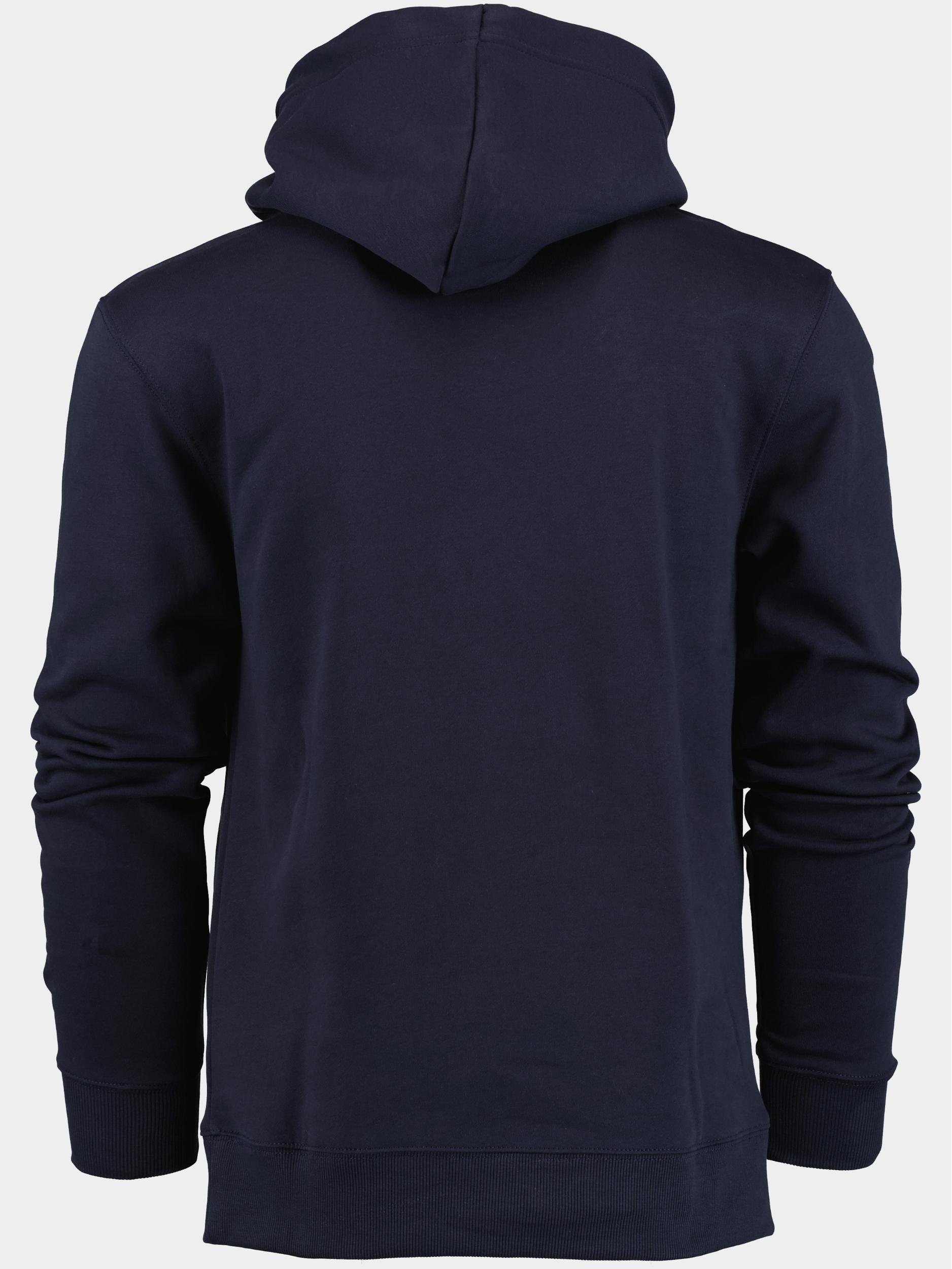 Gant Sweater Blauw Crest Sweat Hoodie 2006069/433