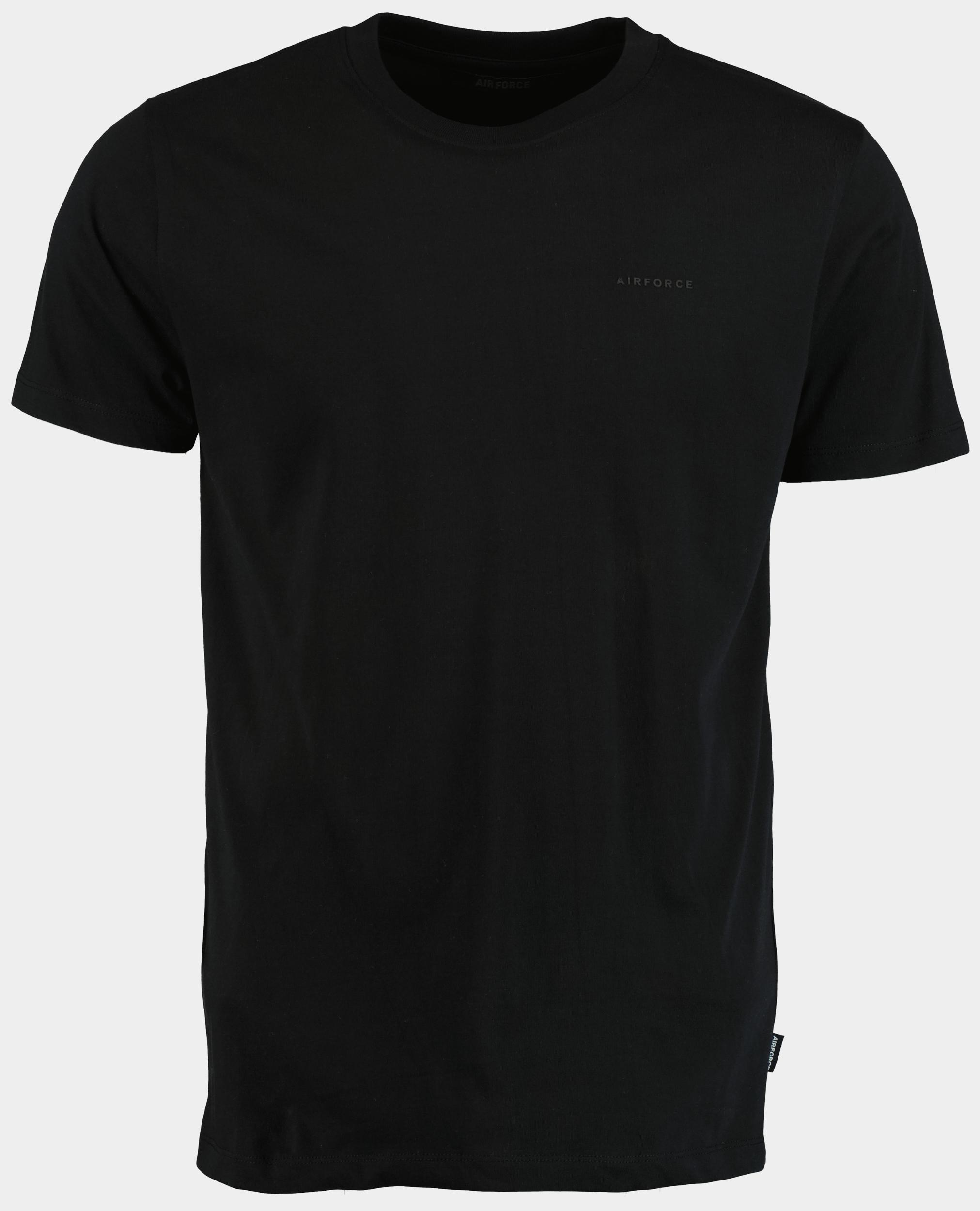 Airforce T-shirt korte mouw Zwart Airforce basic T-shirt GEM0888/901-901