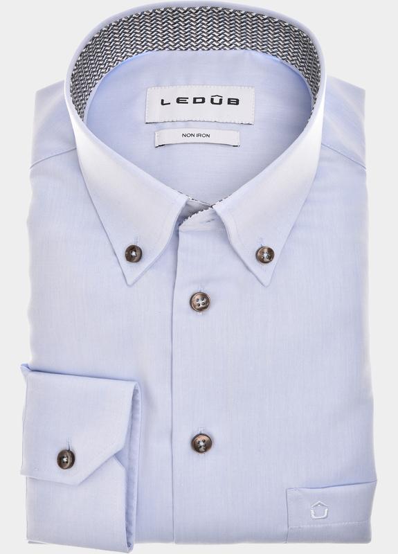 Ledub Business hemd lange mouw Blauw  0702086/120-650-000