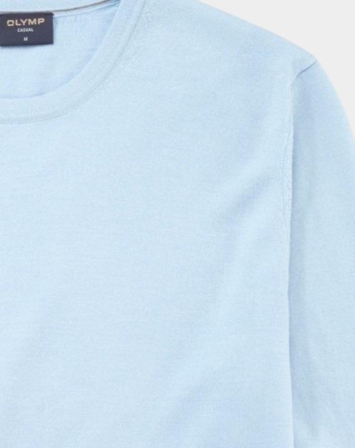 Olymp Pullover Blauw R-Pullover Basic Merino 015011/10