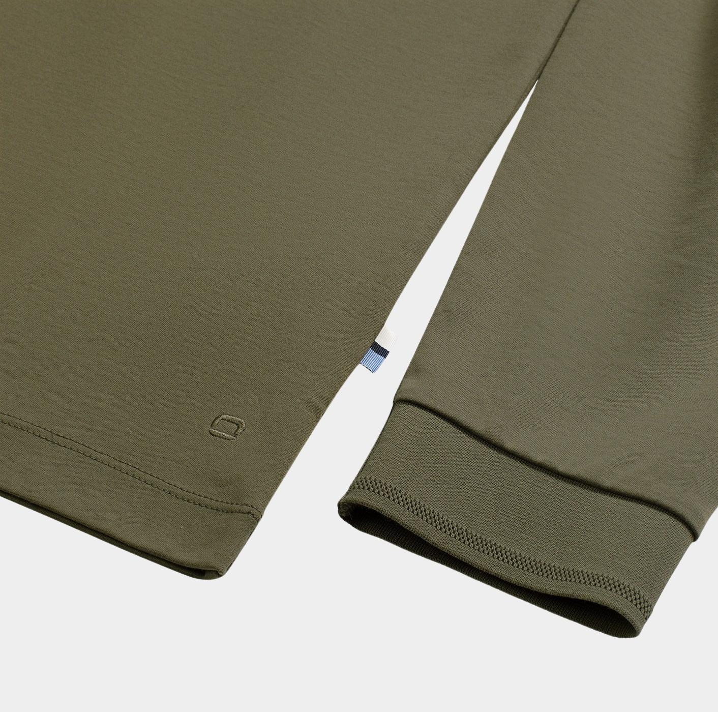 Olymp Polo lange mouw Groen  543084/47