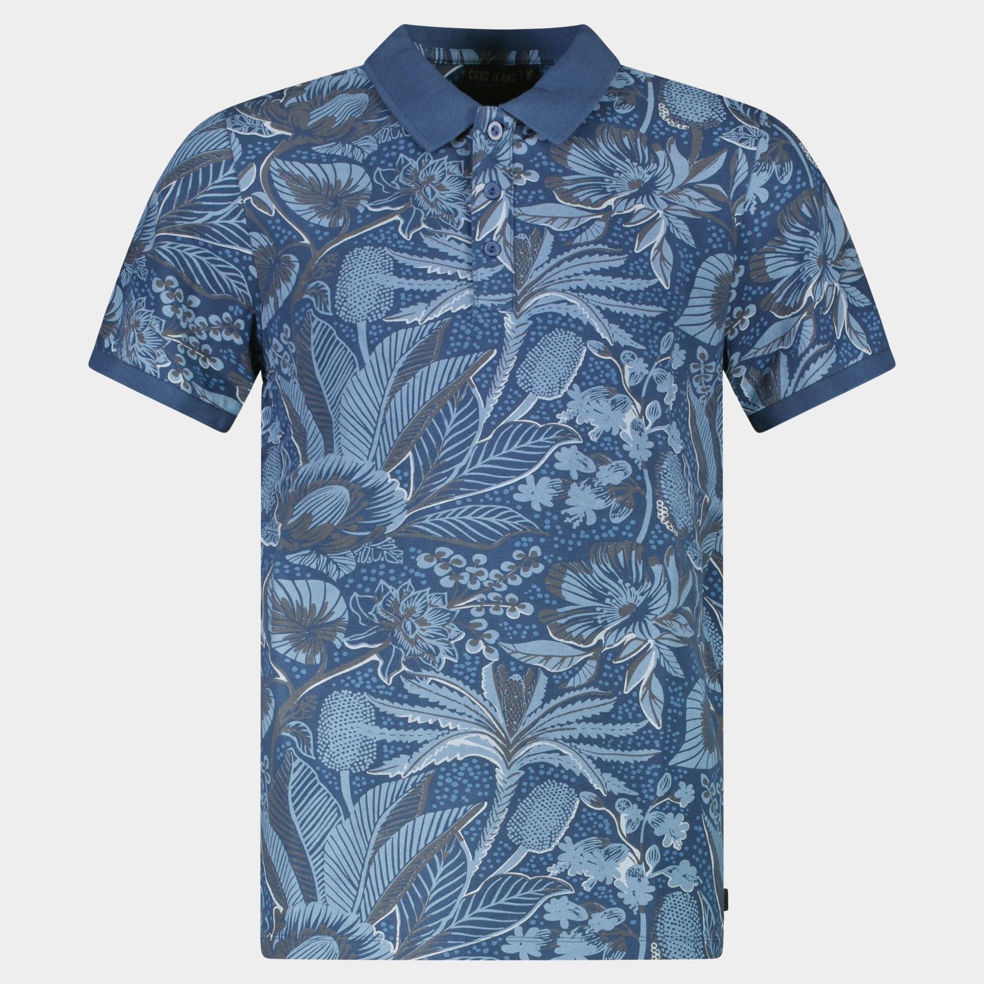 Cars Jeans Polo korte mouw Blauw COPPA 61479/12