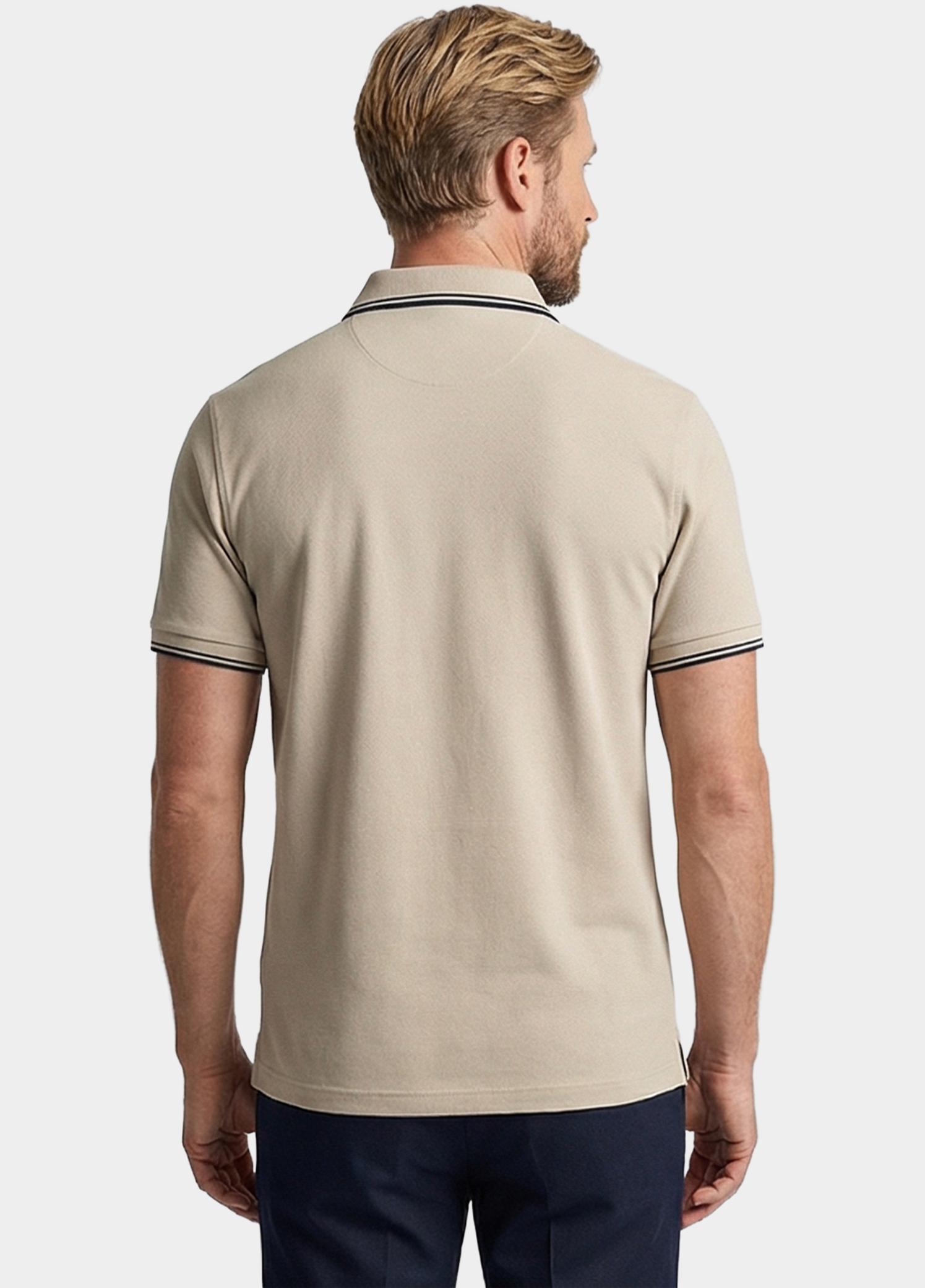Giordano Polo heren Wit Nico Signature Polo SS Two-Pl 616587/81