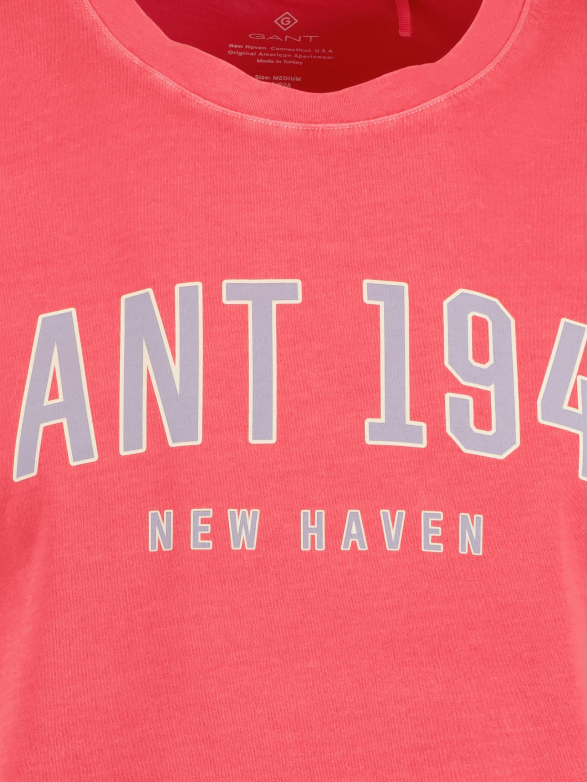 Gant T-shirt korte mouw Roze D2. Gant 1949 SS T-shirt 2053020/652