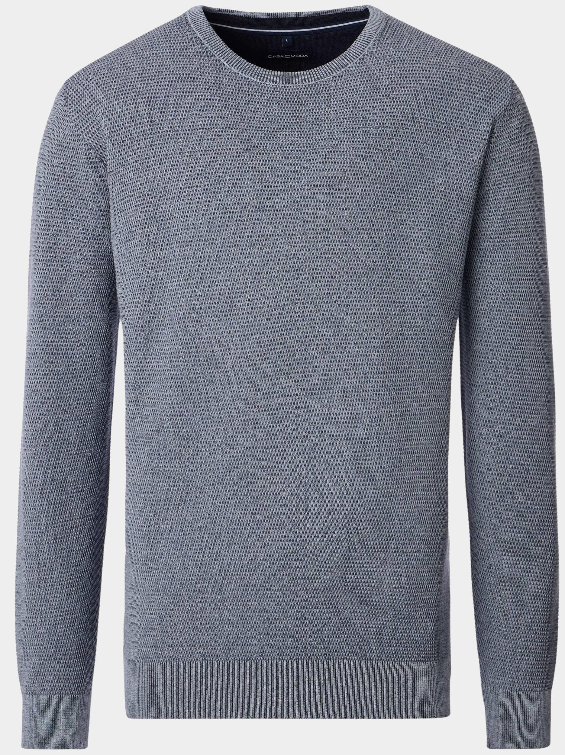 Casamoda Pullover Blauw Pullover, O-Neck SNOS 454478900/117