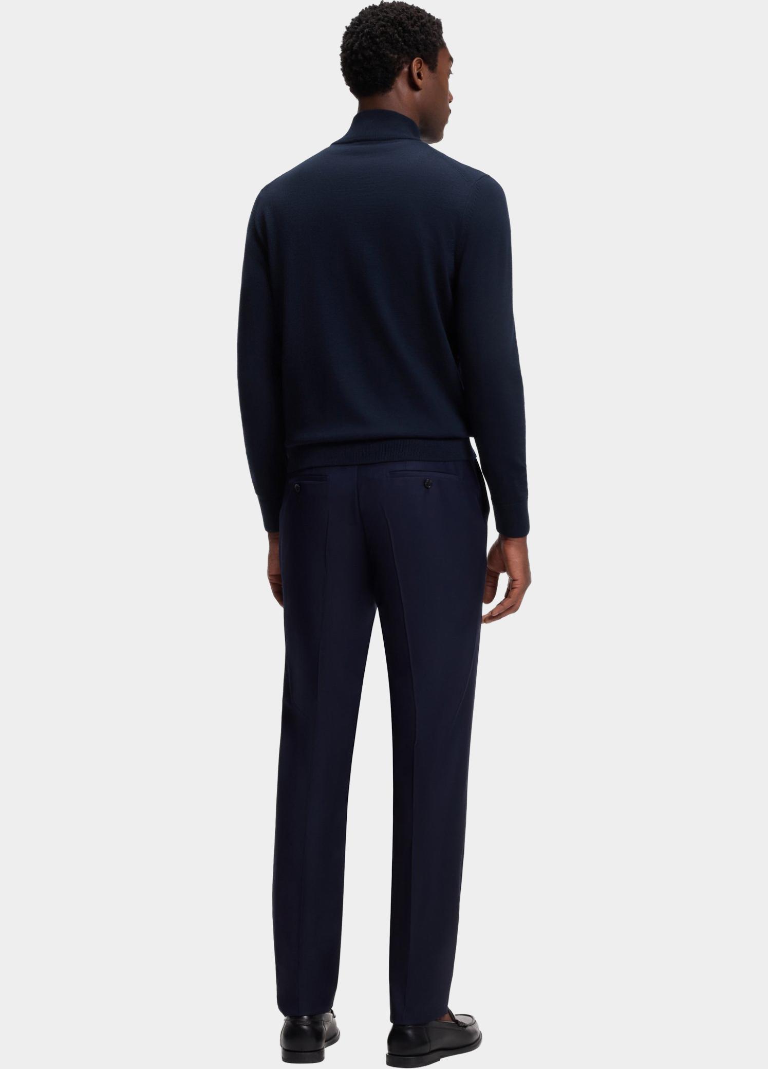 BOSS Black Half Zip Blauw H-Ebenji 10280687 01 50565499/404