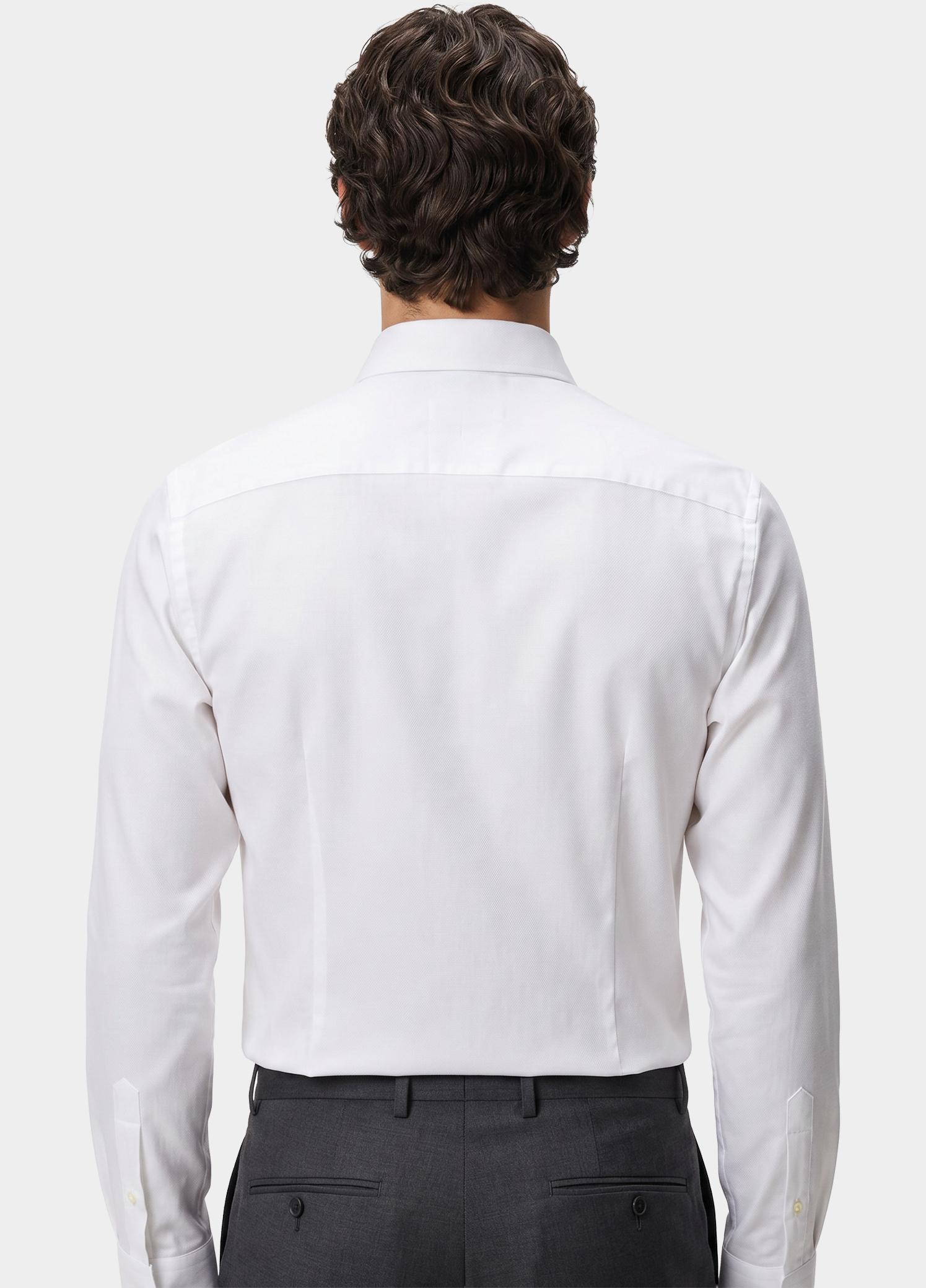 Profuomo Zakelijk overhemd heren Wit  PP2H00014/A