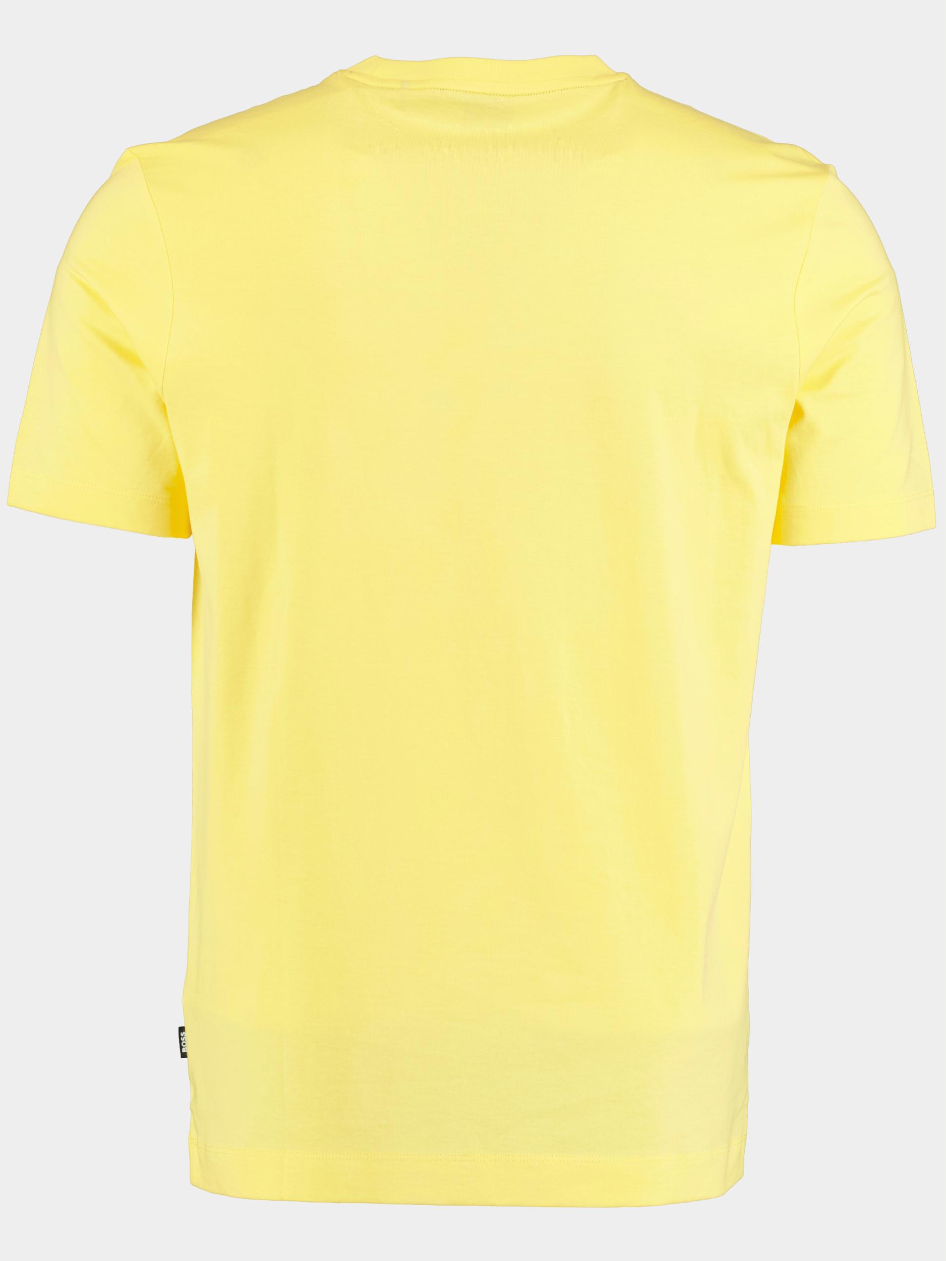BOSS Black T-shirt korte mouw Geel Thompson 01 10241525 01 50468347/746