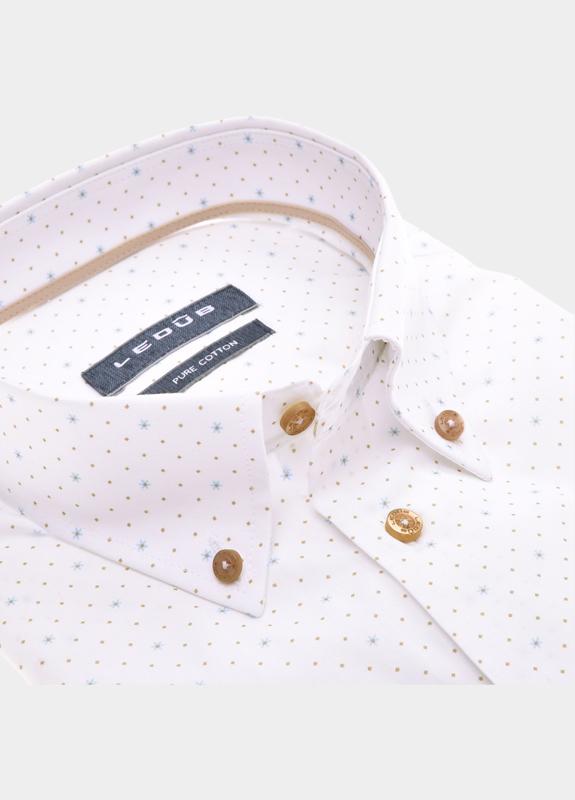 Ledub Business hemd korte mouw Wit  0701923/911-620-000