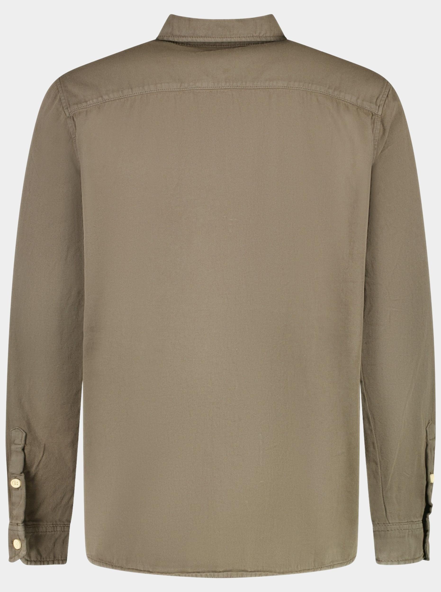 Cars Jeans Casual hemd lange mouw Groen Overhemd Jimmo 69073/18