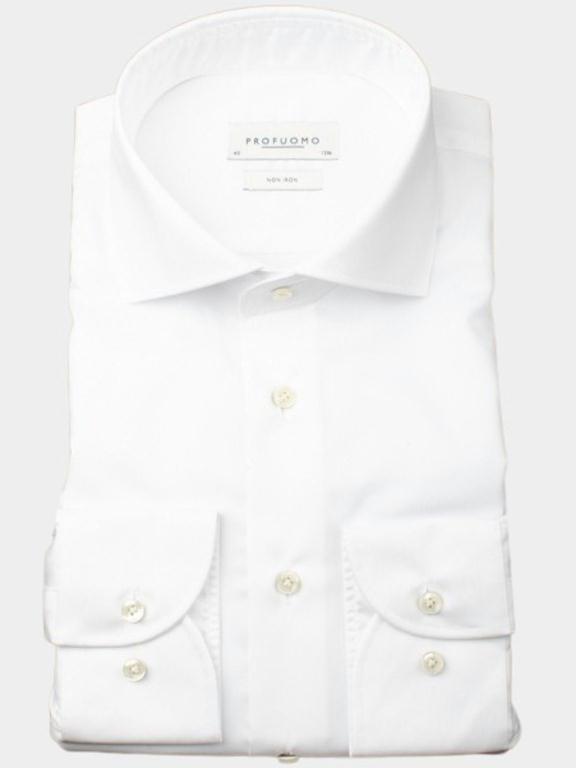 Profuomo Business hemd lange mouw Wit Originale SlimFit Overhemd wit PP0H0A001/100