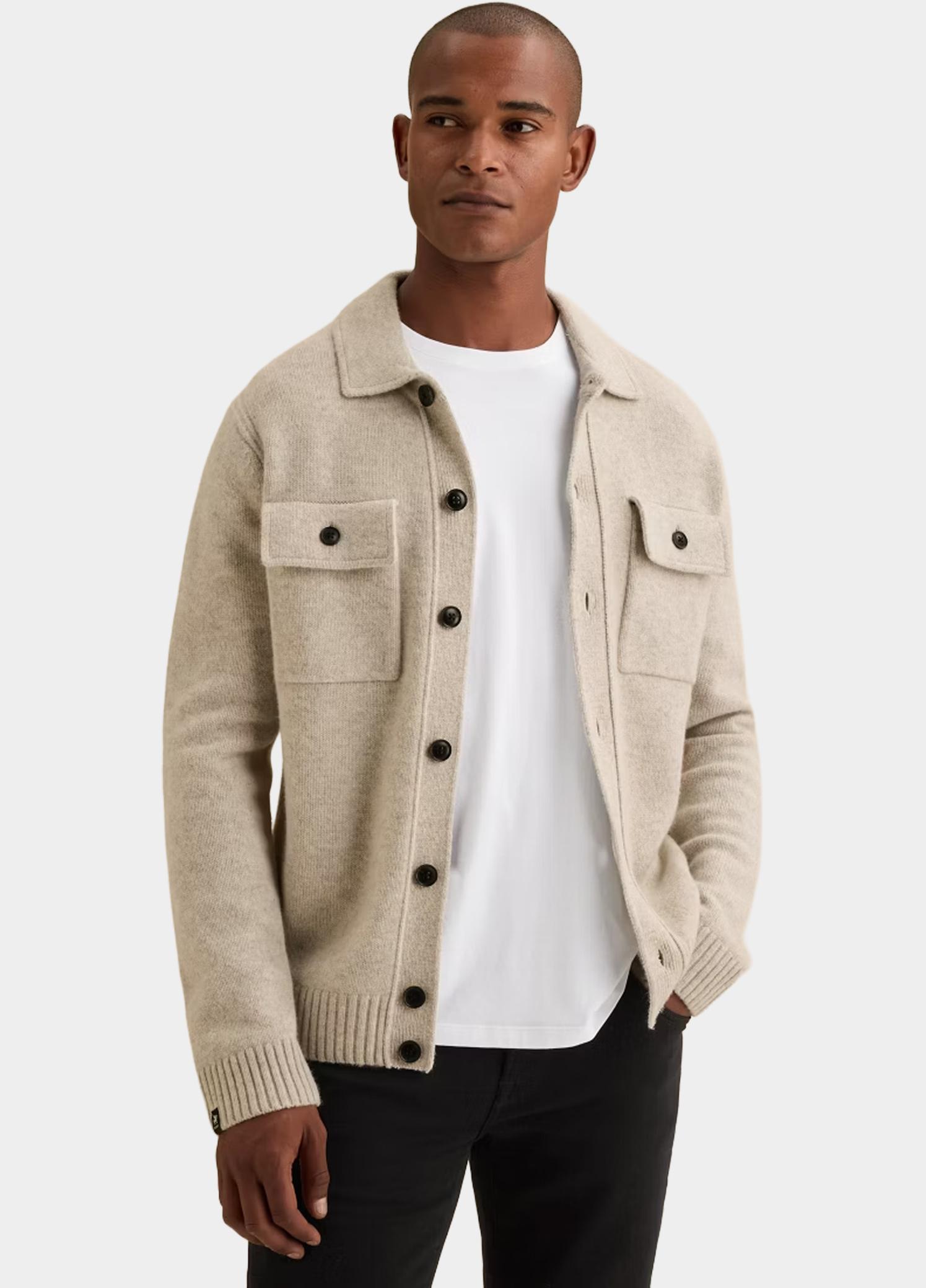 Vanguard Vest heren Grijs Zip jacket premium wool VKC2609368/7074