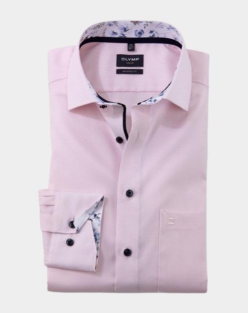 Olymp Business hemd lange mouw Roze 120674-Hemden 120674/30