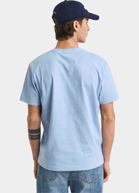 Gant T-shirt heren Blauw Regular Fit Shield T-shirt 2003184/468