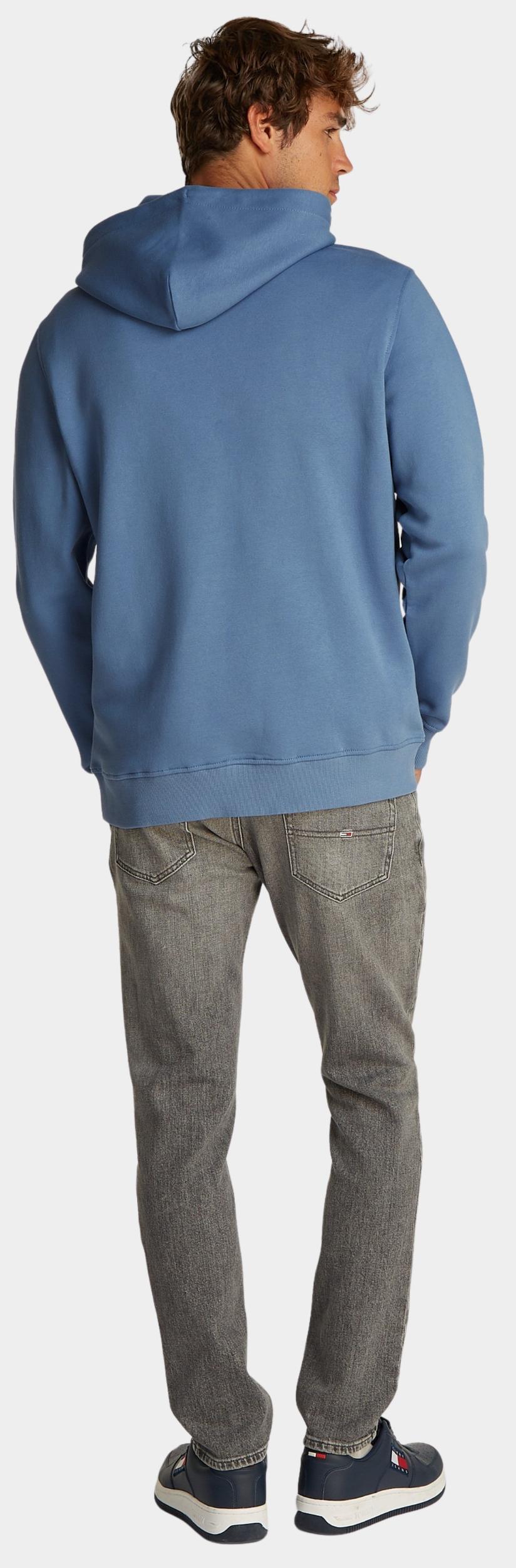 Tommy Jeans Sweater Blauw TJM REG LINEAR LOGO HOODIE EX DM0DM20746/DY6