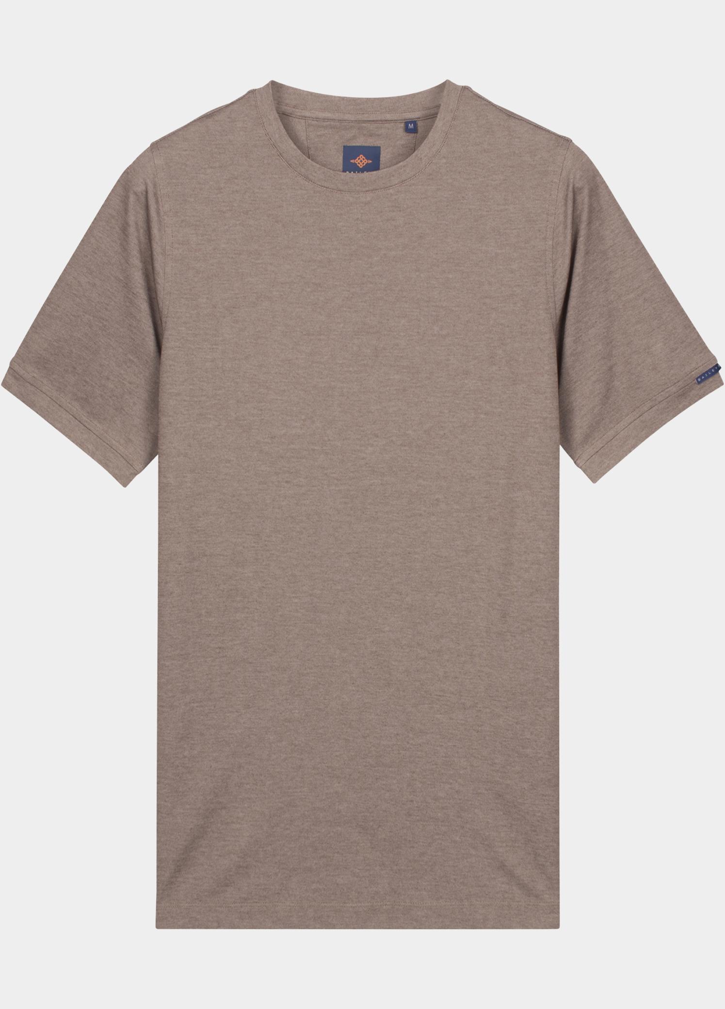 Baileys T-shirt heren Bruin T-Shirt crew neck   2-tone 615077/80