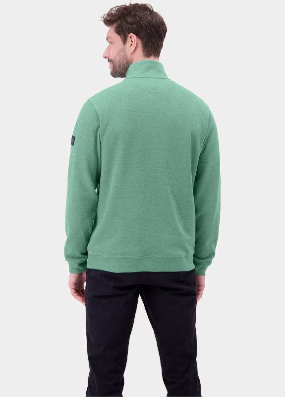 Lerros sweat halfzip Groen  2624402/621