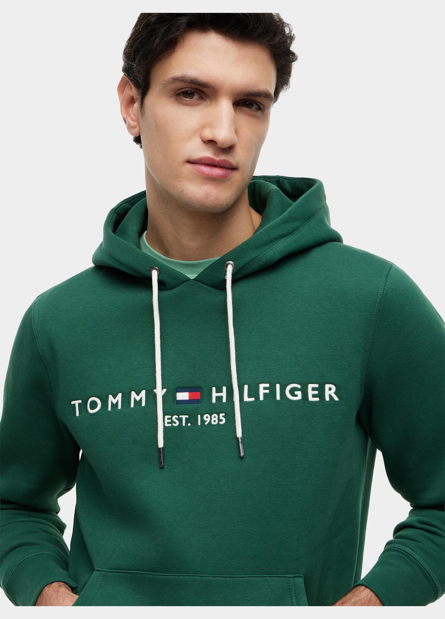 Tommy Hilfiger Hoodie heren Groen TOMMY LOGO HOODY MW0MW11599/L2N