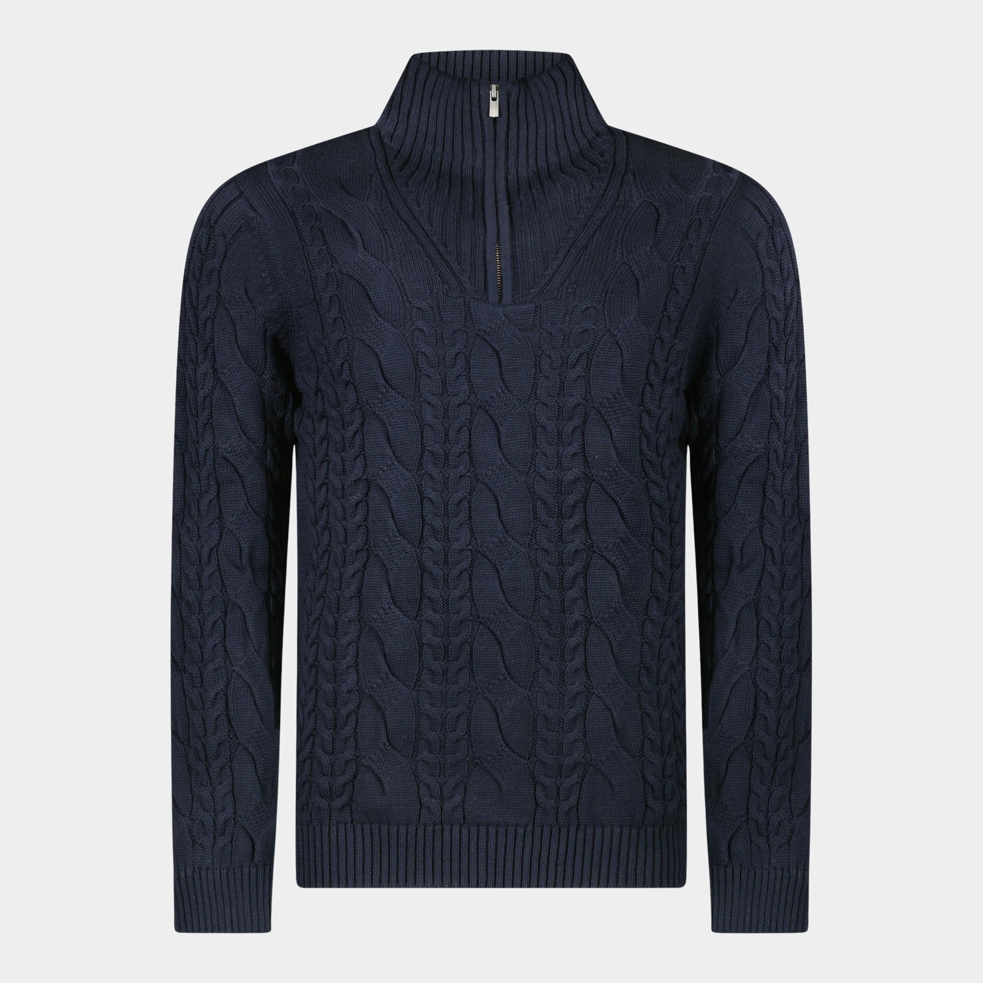 Cars Jeans Half Zip Blauw Cruzz 67065/12