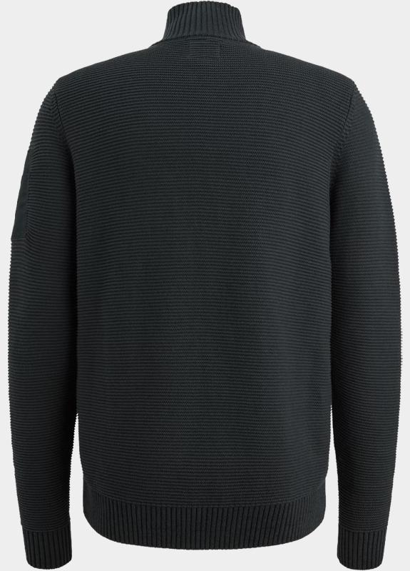 PME Legend Vest Blauw Zip jacket cotton structure k PKC2511363/5282