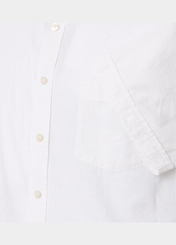 Casamoda Casual hemd korte mouw Wit Kent Casual Fit 1/2Arm 126130311/000