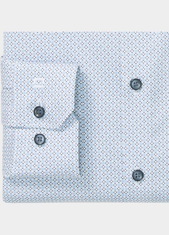 Olymp Zakelijk overhemd heren Blauw No. Six 251184/11