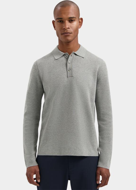 Dstrezzed Polo lange mouw Grijs DS_Chev Polo 405928/831