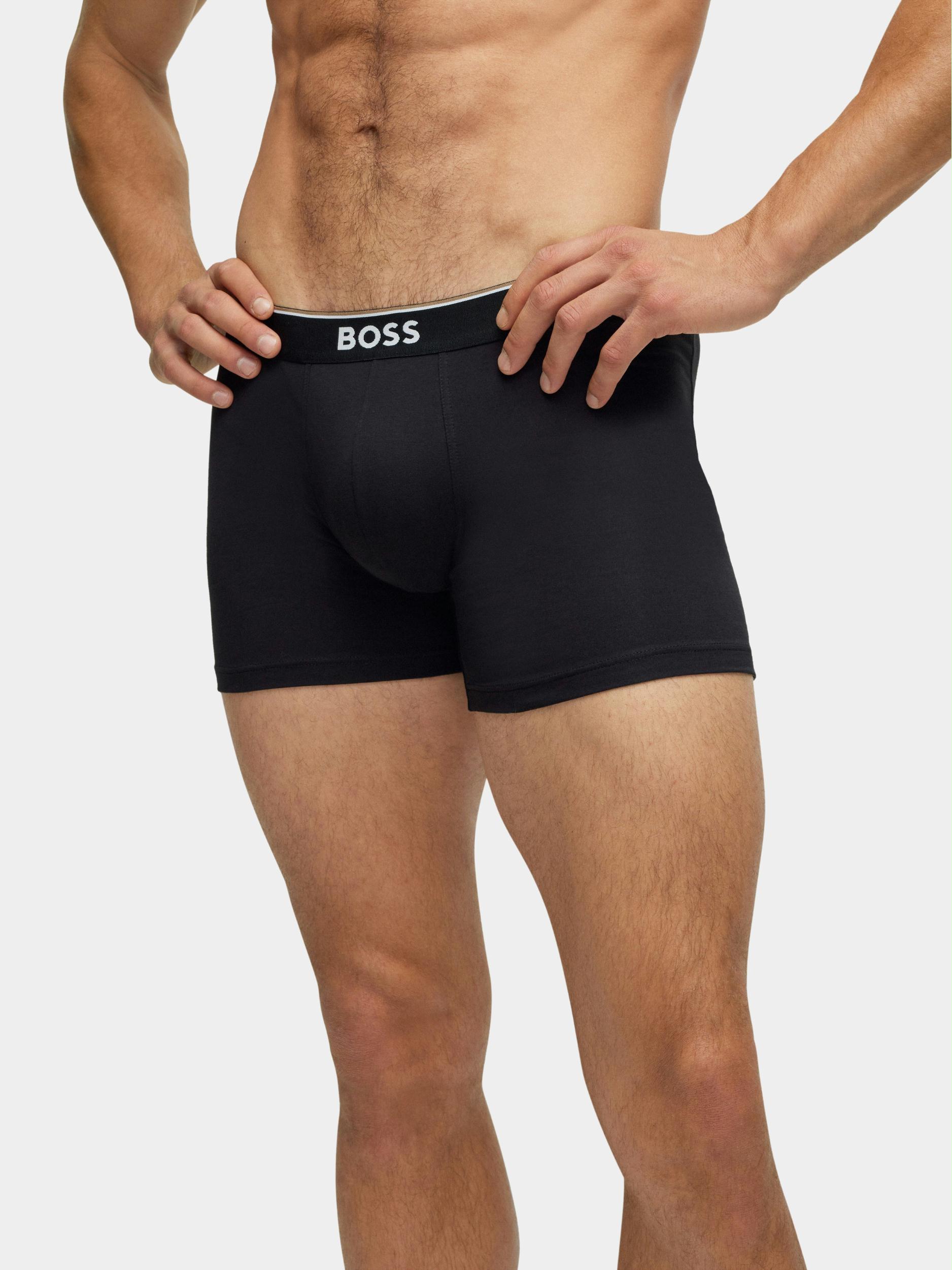 BOSS Black Boxer Zwart BoxerBr 3P Power 10242934 01 50475282/001