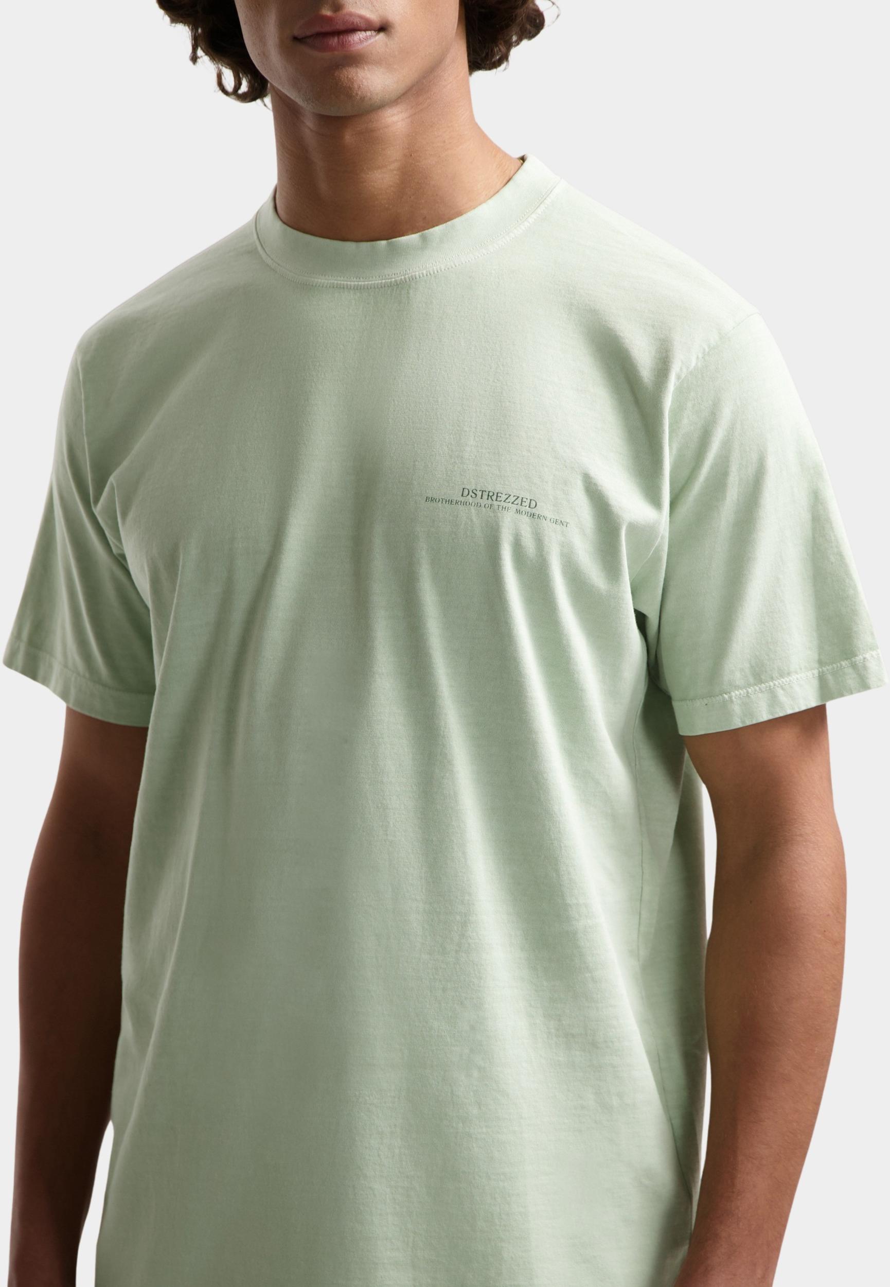 Dstrezzed T-shirt korte mouw Groen Nickolas Graphic Tee 203054/558