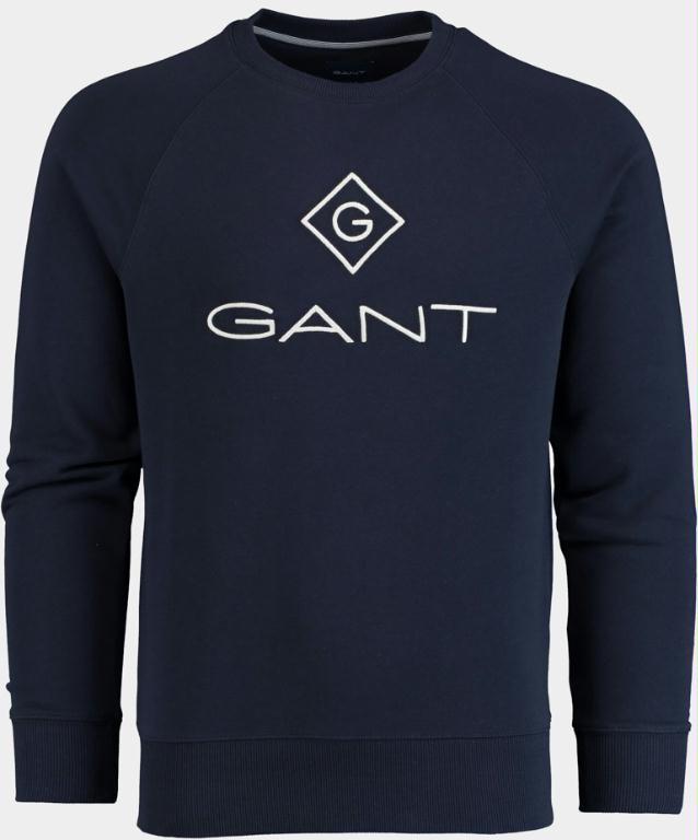 Gant Sweater Blauw Sweater donkerblauw 2046062/433