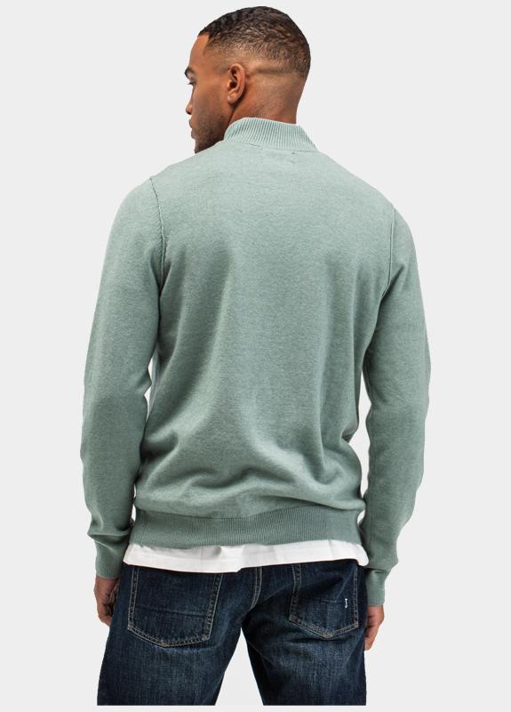 Butcher of Blue Half Zip Groen Clifden Halfzip 1926002/722