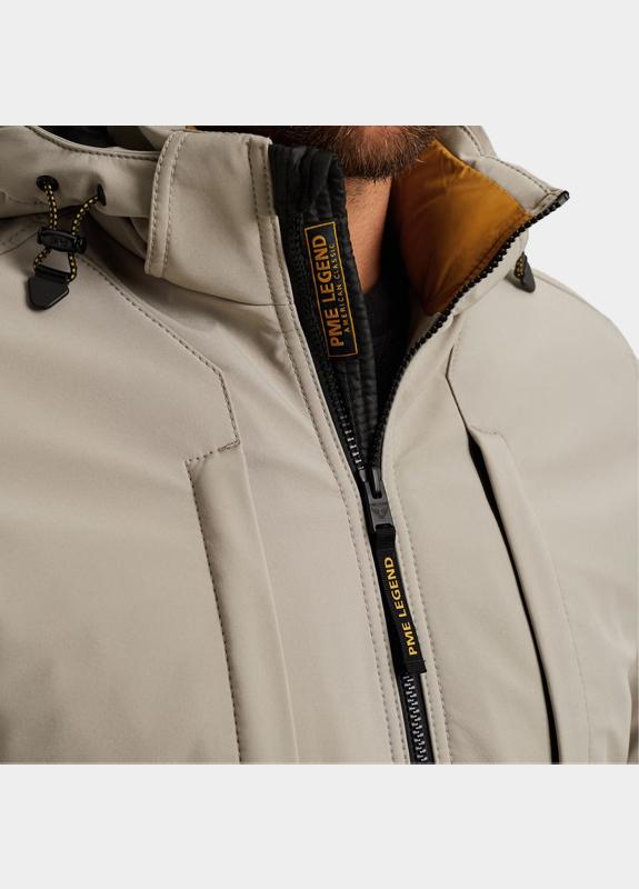 PME Legend Winterjas heren Grijs Semi long jacket HAWKDOWN Sof PJA2510140/8225