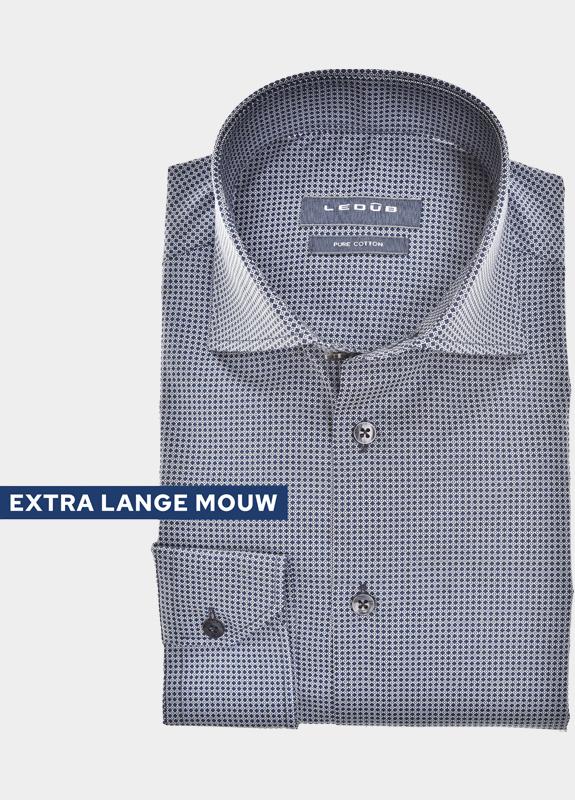 Ledub Overhemd extra lange mouw Blauw  0142012/190-000-000