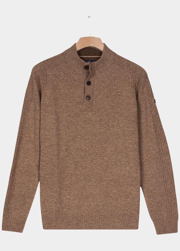 Baileys Half Zip Bruin Pullover 1/2 Zip/Buttons 10gg 520095/865