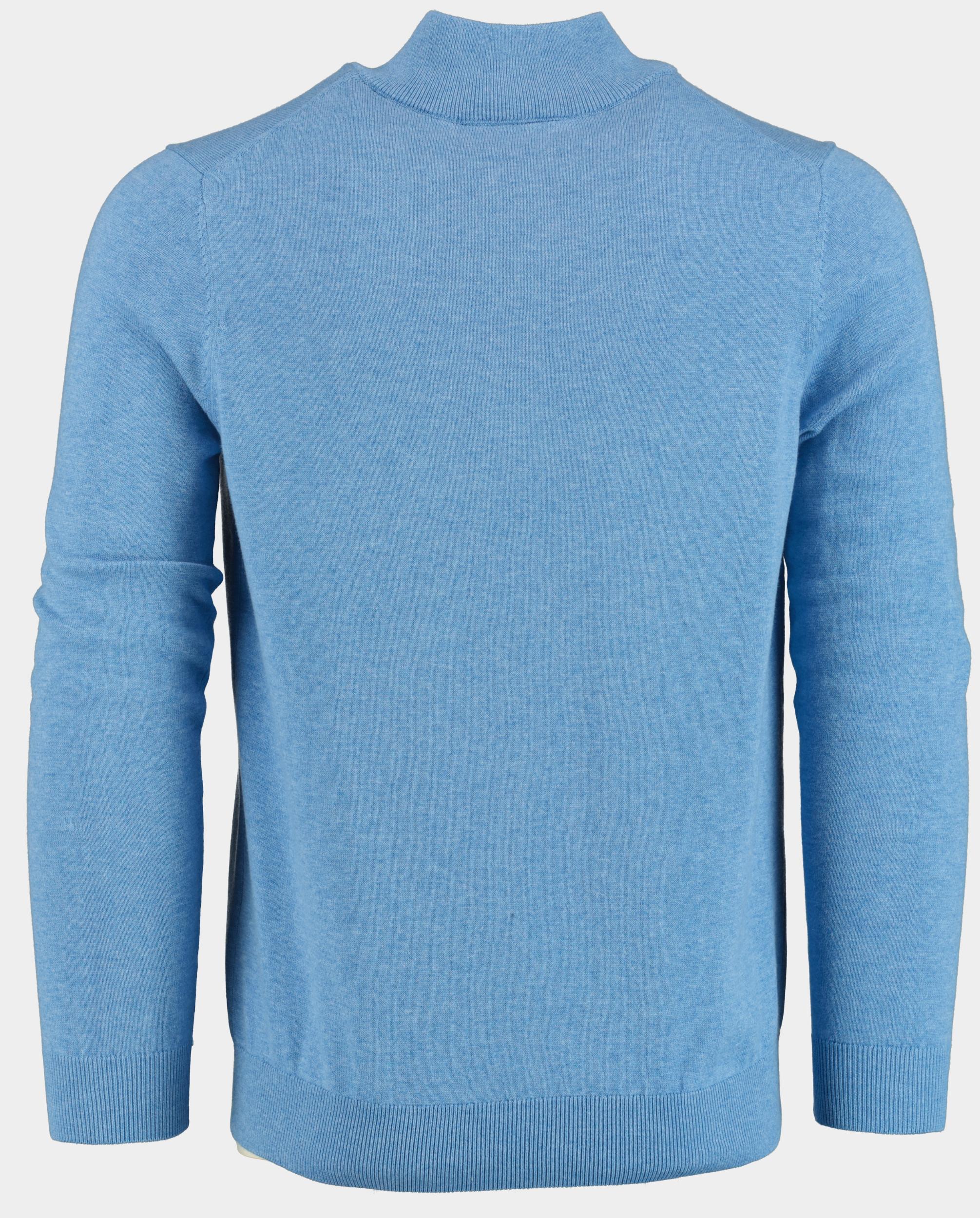 Scotland Blue Half Zip Blauw Hince Halfzip Pullover Flat K 25105HI04SB/241 true blue