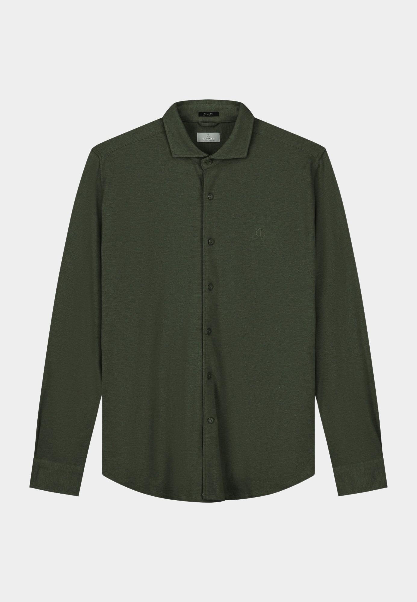 Dstrezzed Casual hemd lange mouw Groen Kirk Shirt 303714-AW24/557