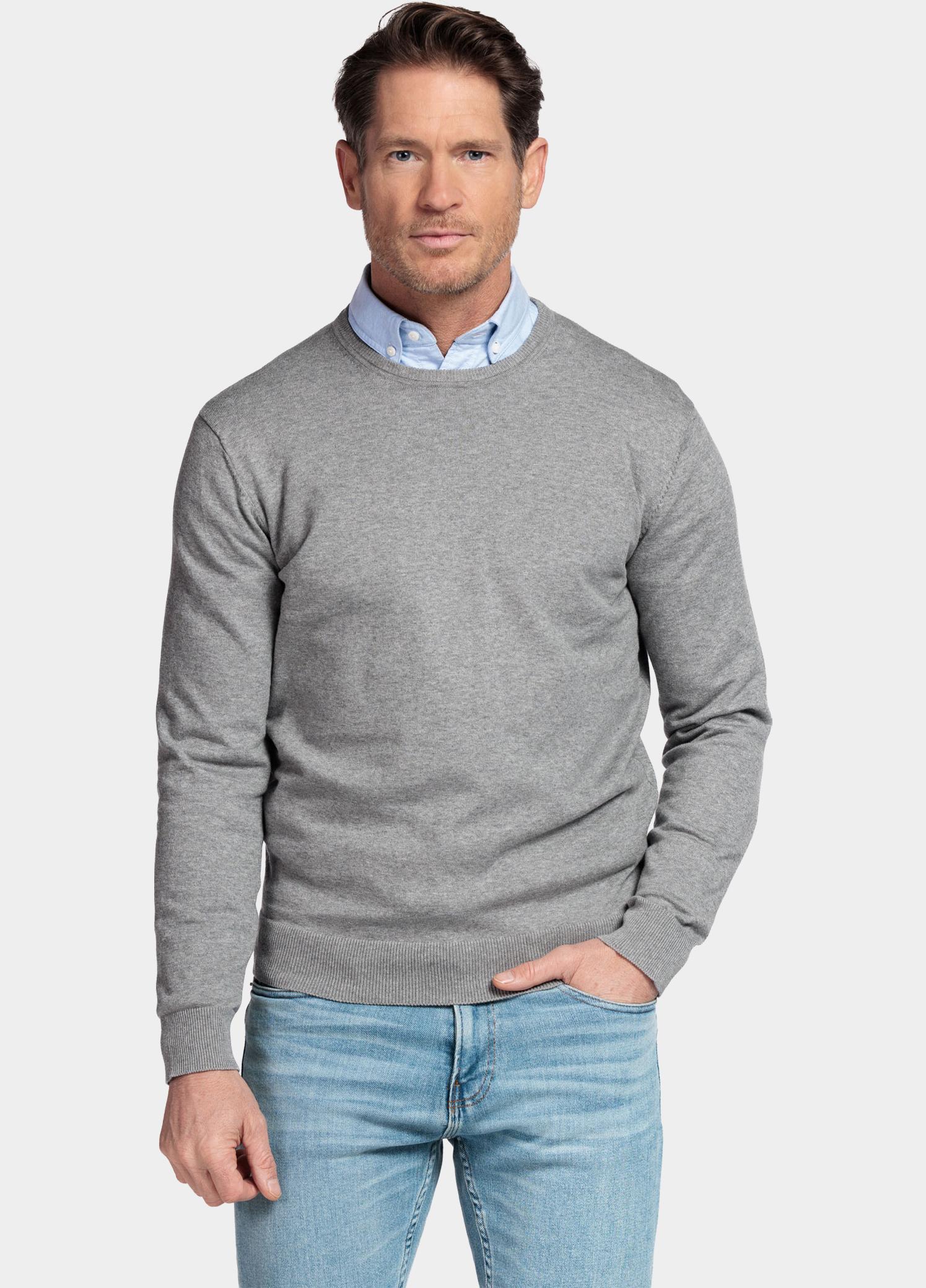 Baileys Pullover Grijs Crew Neck Pullover  with low NOS8200/925