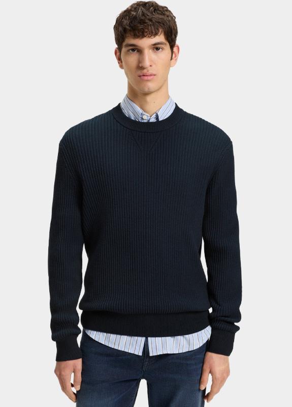 BOSS Orange Pullover Blauw Apokko 10272315 01 50543693/404