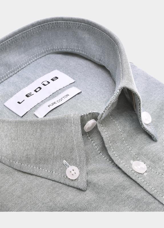 Ledub Business hemd lange mouw Groen  0143440/550-000-000