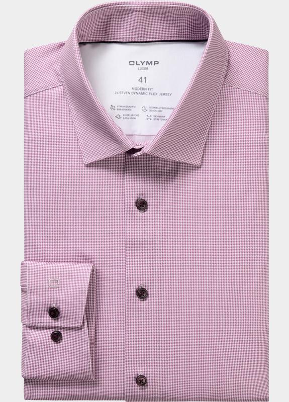 Olymp Zakelijk overhemd heren Roze Luxor 24/Seven 123184/93