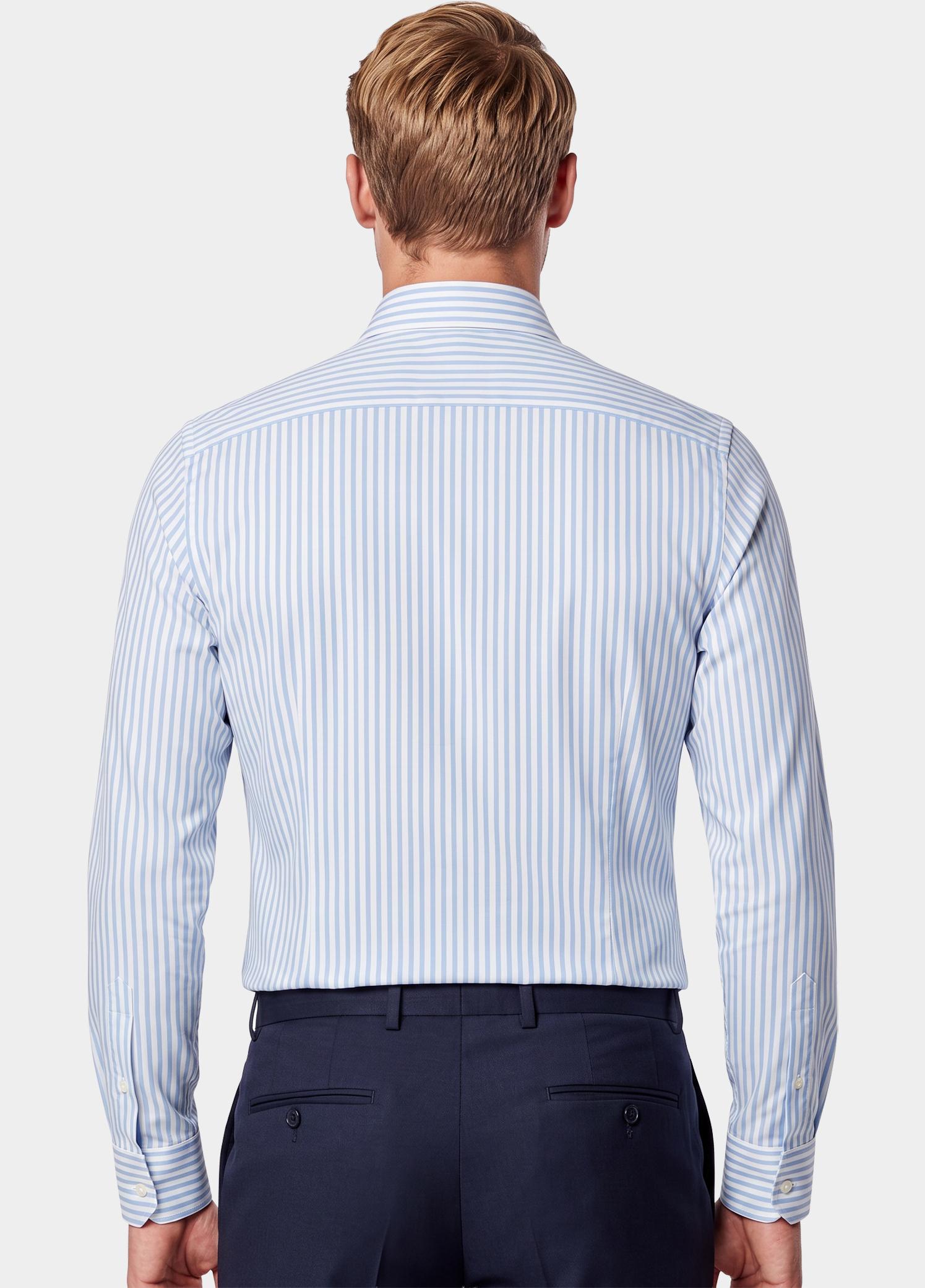 Profuomo Zakelijk overhemd heren Blauw  PPWH30028/B