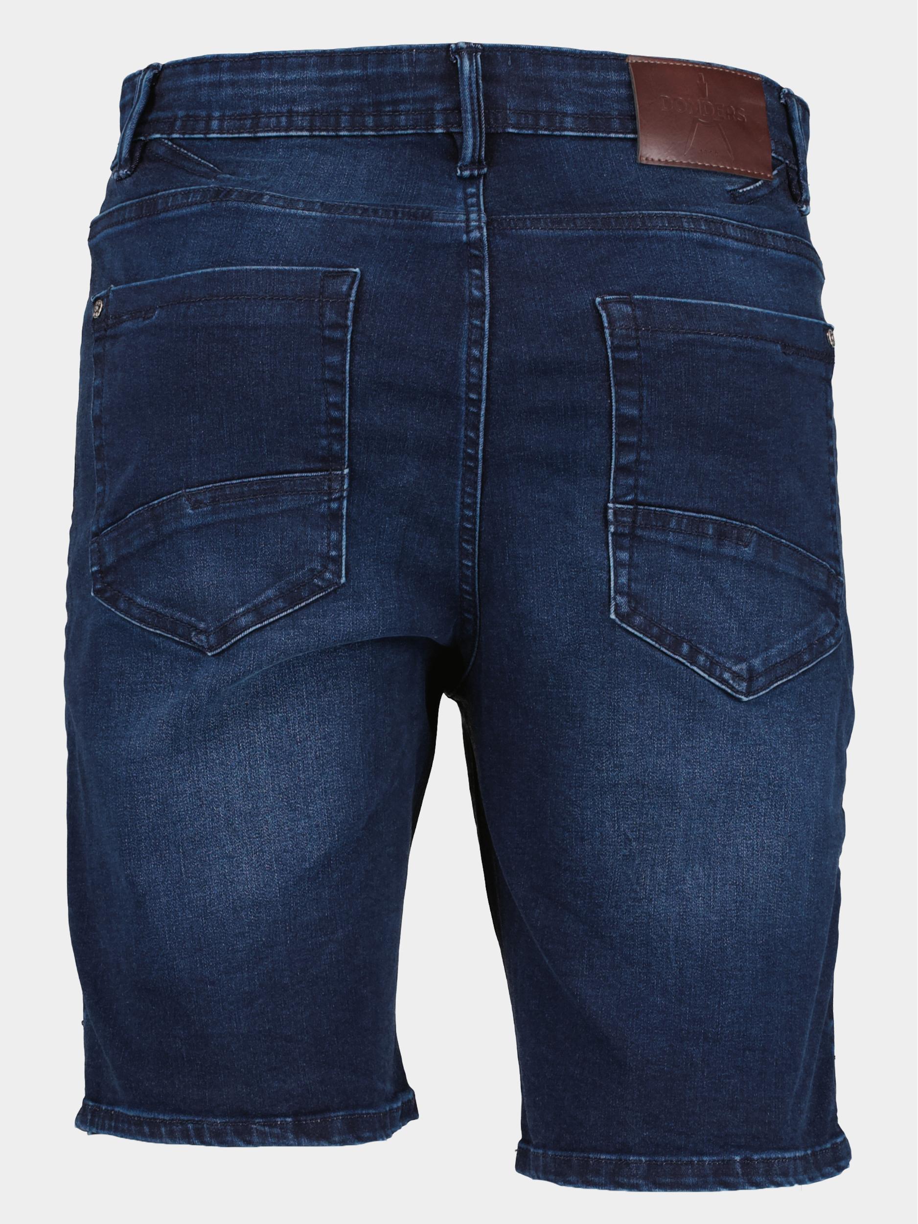 Donders 1860 Korte Broek Blauw Jeans Short 76759/781