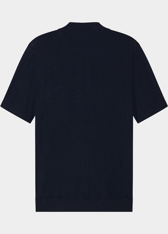 Olymp Polo heren Blauw Kurzarm 530712/18