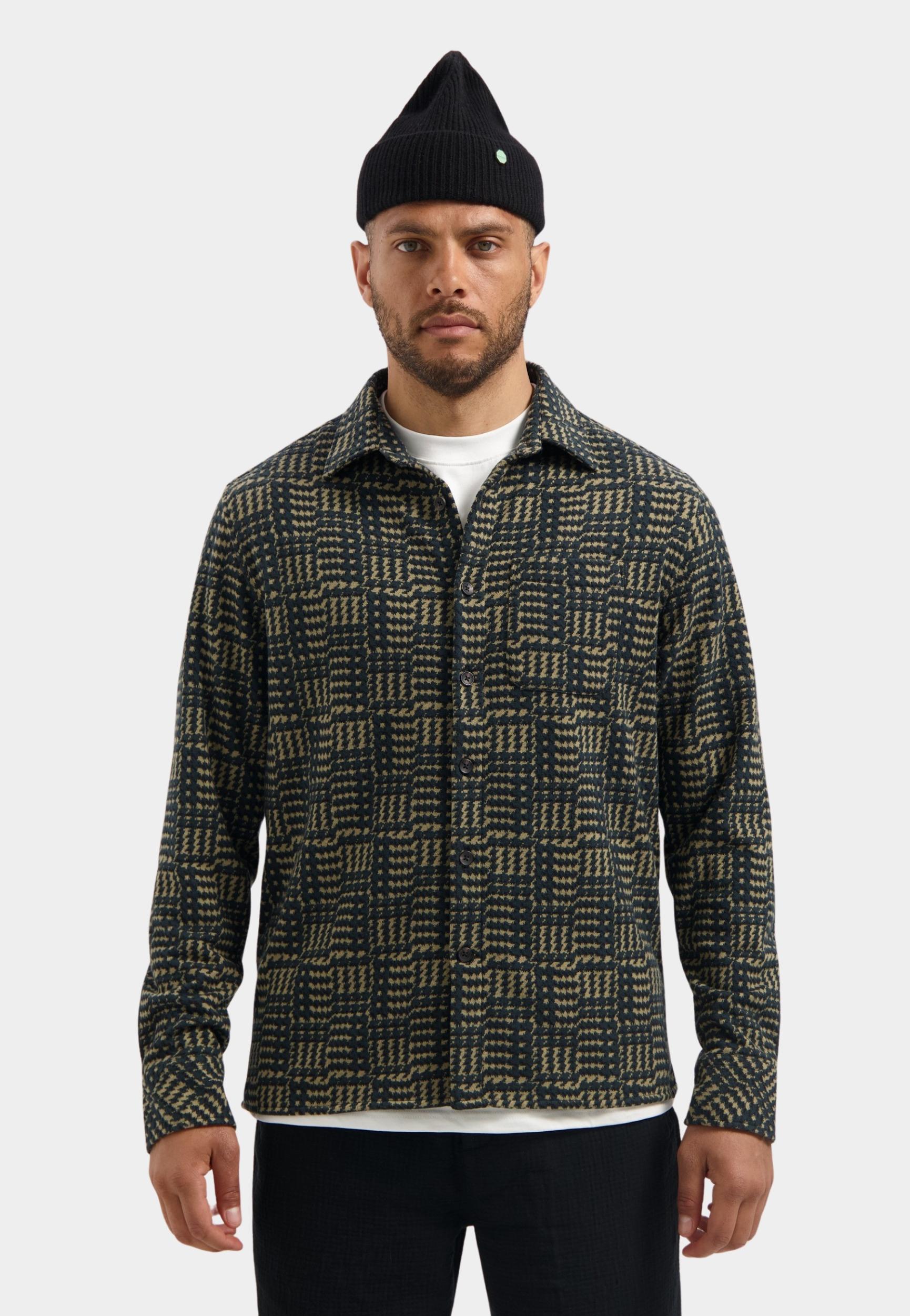 Dstrezzed Casual hemd lange mouw Bruin DS_Gus Flannel Shirt 303882-AW25/275