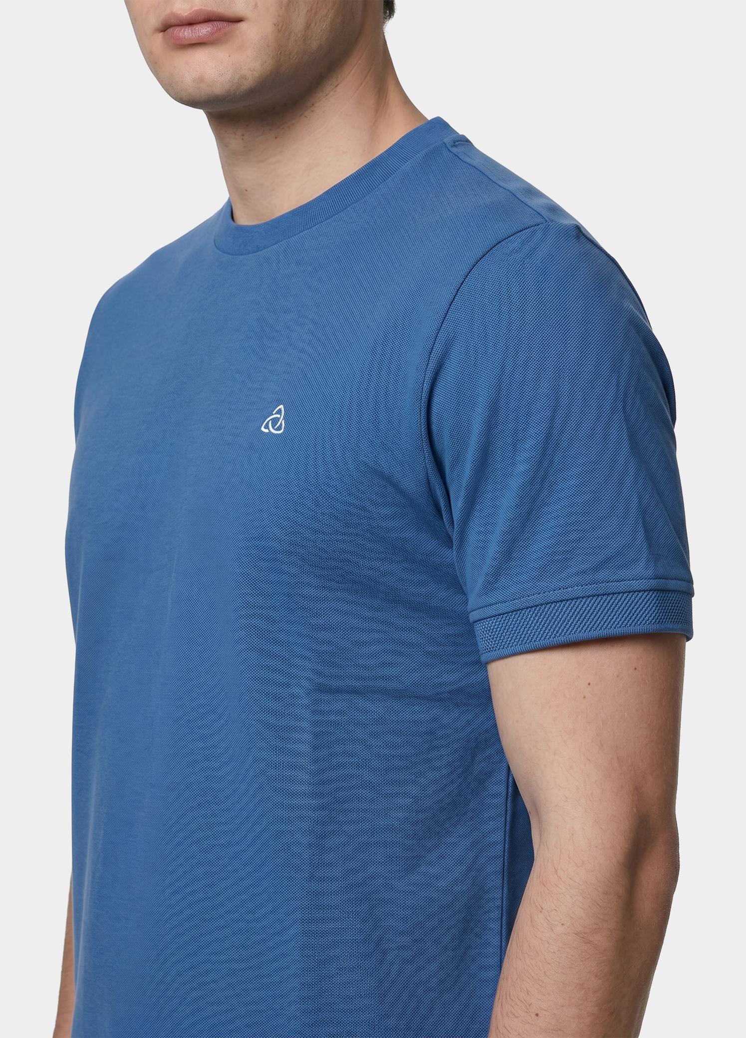 Scotland Blue T-shirt heren Blauw Dynand T-shirt SPE25108DY42SB/268 jeans blue